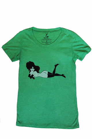 Women's Vintage Tee, Full Color Lay Down