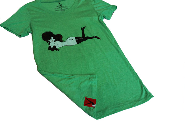 Women's Vintage Tee, Full Color Lay Down