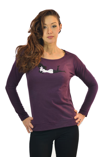 Women's Lay Down French Terry Top
