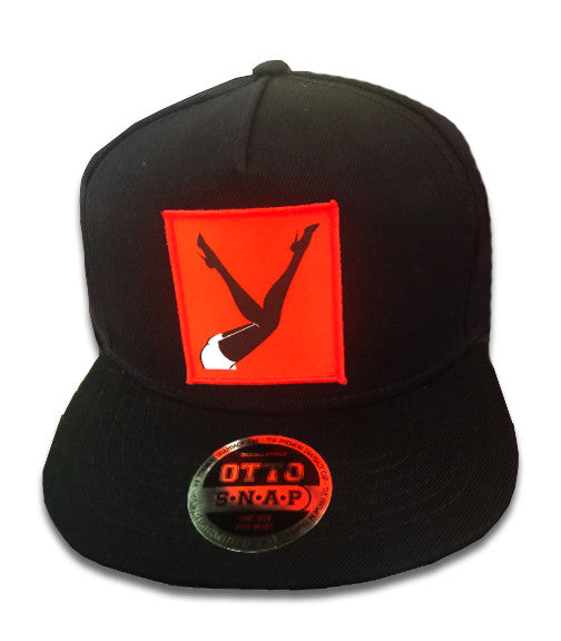 Black Hat w/ Red Femlin Legs in the Air patch